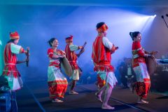 Traditional dance performance by artists from Tripura at the Black-Tie Celebration Dinner, India Week.