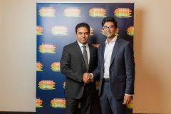 KT Rama Rao and Pratik Dattani, Managing Director of EPG at India Week