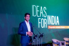 Pratik Dattani, Managing Director of EPG, addressing the audience at Ideas for India Conference, India Week